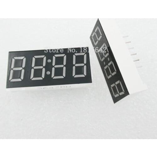 5PCS/LOT 4 bit 4bit Digital Tube Common Anode Positive Digital Tube 0.36" 0.36in. Red LED Digit 7 Segment Clock Digit