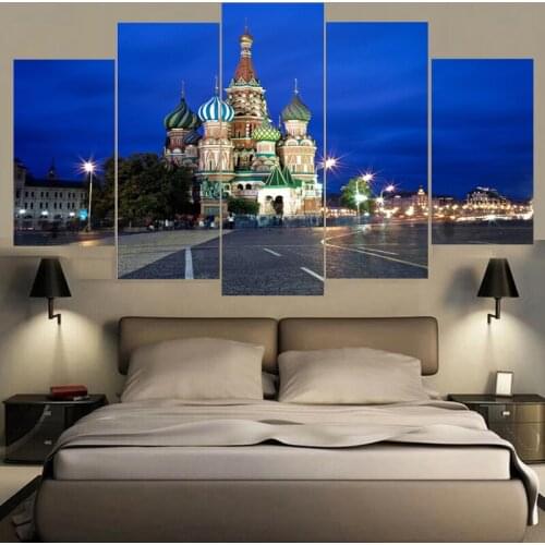 DIY diamond painting Russia Building Night 5d round&spuare 5d diamond embroidery diamond cross stitch plastic crafts painting