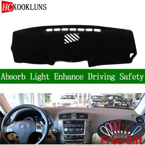 For lexus IS250 IS300 IS350 2006-2011 Dashboard Cover Sun Shade Dash Mat Pad Carpet Car Stickers Interior Accessories