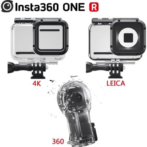 Insta360 ONE R Dive Case for 4K 360 Mod LEICA Lens Twin Edition Camera 60m Waterproof Housing Cover for Insta 360 Accessories