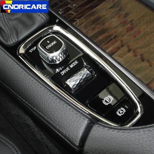 Car Center Console Armrest Gear Stall BrakeHand Frame Decoration Sticker Trim For Volvo XC90 S90 V90 2016-18 Interior Decals