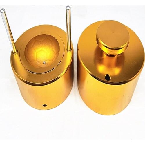 Creative DIY 2.75"(70MM)Football Ice Mold 3D Soccer Shaped Ice Ball Mold Round Ice Maker