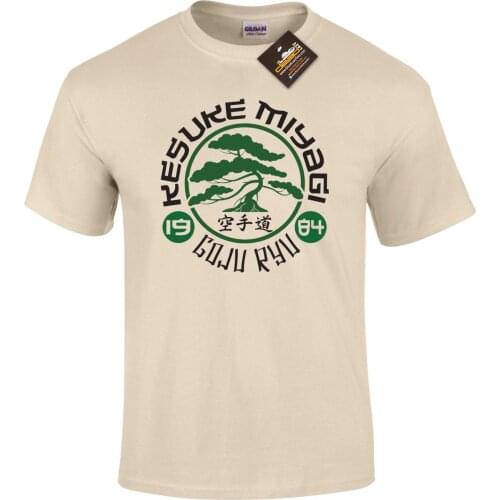 Mr Miyagi Karate Kid Retro 80S Film Movie Tee 2019 Hot Sale Super Fashion Summer Casual Man Good Quality Cheap T Shirts Online