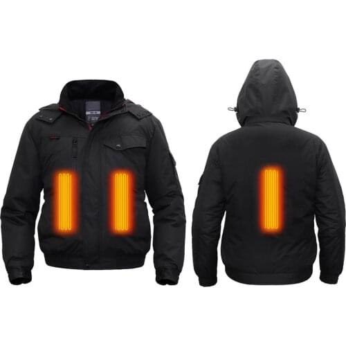 Electric heating cotton jacket USB hooded electric heating jacket winter ski warm jacket Mens jacket Jackets man Womens jacket