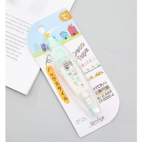 Lace Correction Tape Creative Cute Press Type Decoration Tape Student Stationery Diy Cartoon Tape Draw Toys For Children