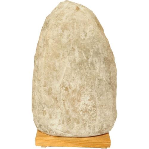 Natural Rock Salt Lamp Çankırı Wired Bulb White 9-10Kg