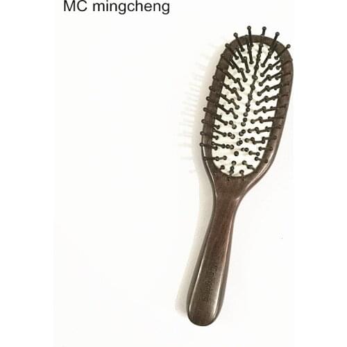 MC Fashion Hairbrush Hair Brush Care Of Pure Natural Black Sandalwood Ebony Comb High-grade Cushion Airbag Massage Comb