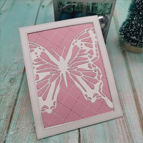 Metal cutting dies Butterfly background knife mold cut die mold plant decoration Scrapbook paper craft knife mould blade punch s