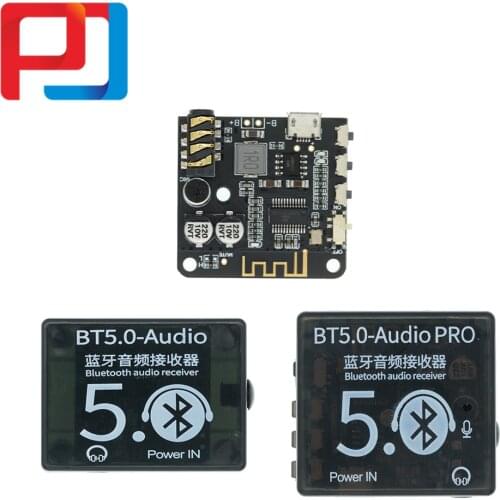 Mini Bluetooth 5.0 Decoder Board Audio Receiver BT5.0 PRO MP3 Lossless Player Wireless Stereo Music Amplifier Module With Case