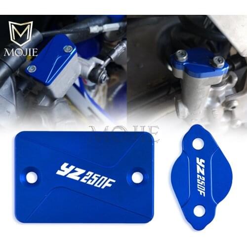Motorcycle Front Rear Brake Fluid Reservoir Cap Cover For Yamaha YZ250F YZ 250F YZ 250 F 2003-2006 2004 2005 Brake Fluid Cover