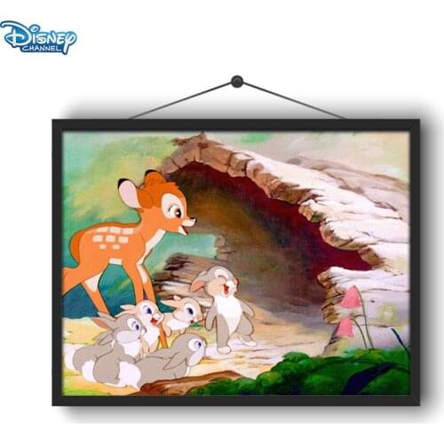 Disney 5D DIY Diamond Painting Fawn Bambi Series Full Diamond Embroidery Handmade Customized Exquisite Home Decorations