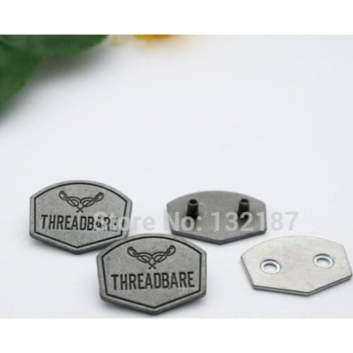 Wholesale customize metal zinc alloy plates pocket plates rivets light pewter free shipping MP-009