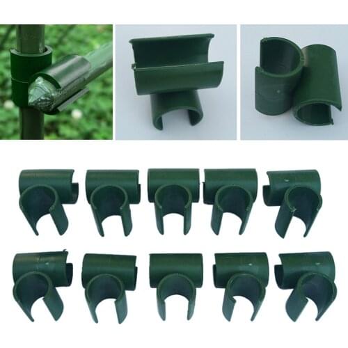 10pcs Garden Adjustable Plastic Plant Connectors Flower Rattan Plastic Buckle 8mm/11mm/16mm/20mm Garden Supplies