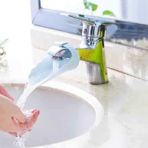 Kitchen Household Baby Hand Washing Aid Adjustable Faucet Extender Sink Channel Childrens Bathroom Accessories насадка на кран