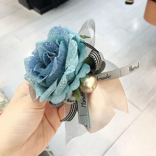 Japanese Korean Simple Big Flowers Bow Tie Lace Headwear Elastic Hair Bands Girl Women Fashion Ponytail Holder Hair Accessories