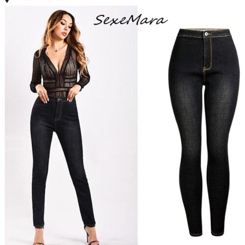 Женские зауженные джинсы SexeMara China At AliExpress
