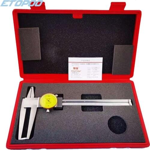Inside Groove dial Vernier Caliper 9-150mmmm 0.02mm stainless Steel Inner Vernier Calipers Double Claw Professional tool