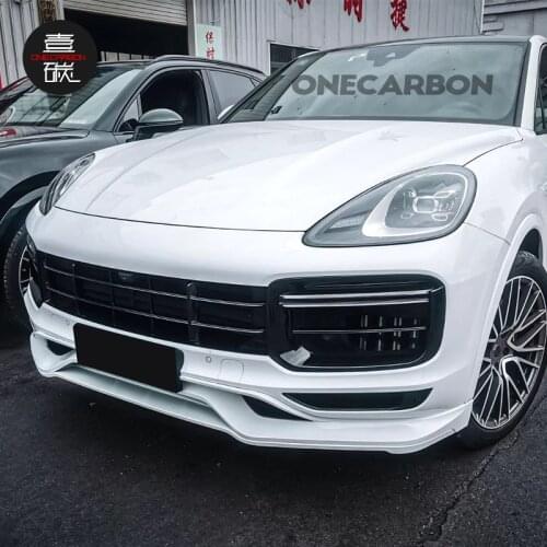Techart Bodykit For 2018-2021 Porsche Cayenne 959 9Y0 Techart Front Lip Bumper Spoiler Rear Lip Diffuser Roof Spoiler Wing