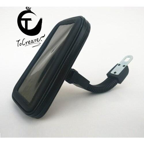 Bicycle Motorcycle Electric Car Rearview Mirror Mobile Phone Bracket Waterproof 360 Degree Large Clamping Range Universal Simple