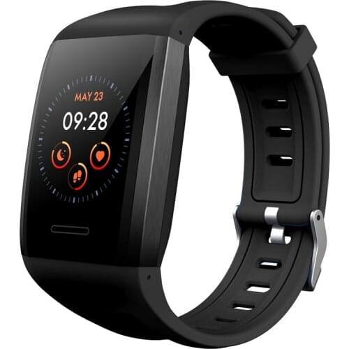 Oriver Q7 Smart Watch IP68 Waterproof Fitness Bracelet Big Touch Screen Message remind Heart Rate Time Activity Tracker