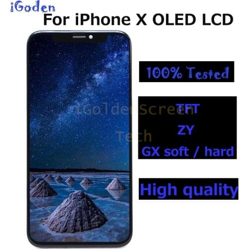 High Quality OLED Replacement For iPhone X LCD Display With Touch Screen Digitizer Assembly for iphone X LCD Screen