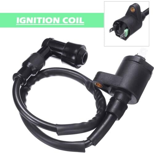 1pc 450mm Plastic Metal Motorcycle Ignition Coil For GY6 50CC 125CC 150CC Engine Dirt Bike Scooter Moped ATV Repair Accessories
