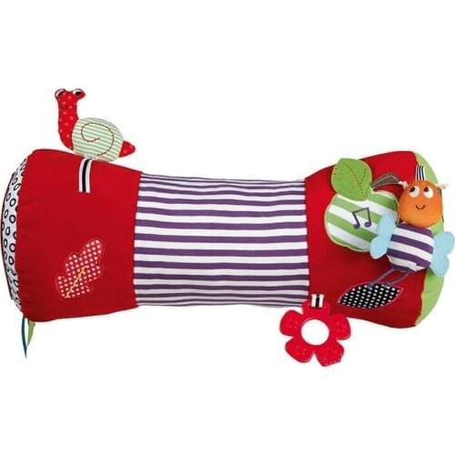 Newborn Toddler Toys with Music Soft cylinder pillow Baby Multifunctional crawling roller Stuffed Plush Toys Baby Gift K0261