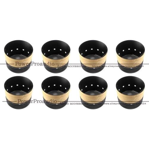 8 pcs of 76mm 3' inch black aluminous bass loudspeaker woofer speaker voice coil