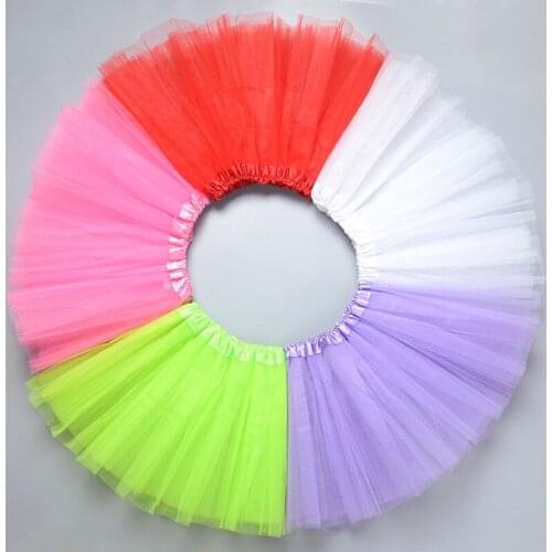 6pcs Girls Ballet Tutu Kids Birthday Princess Party Favor Dress Skirt Set 2-8 Years