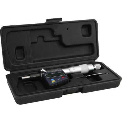Digital Micrometer Head High Accuracy 0.001mm Cemented Carbide Electric Meter Tool 0-25mm