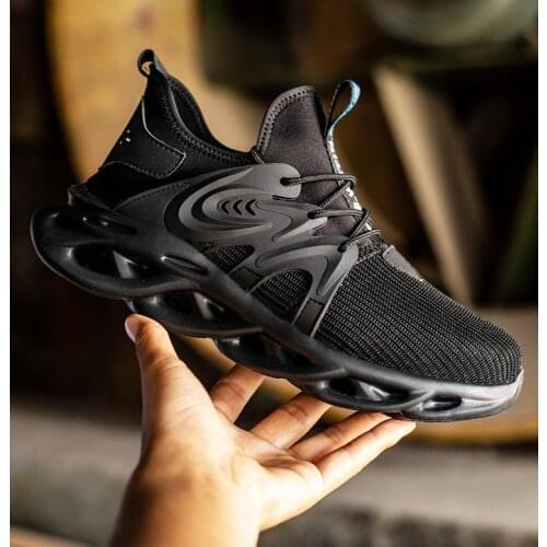 COZOK New Labor Insurance Shoes Mens Work Anti-smashing Anti-puncture Safety Shoes Breathable Protective Work Shoes