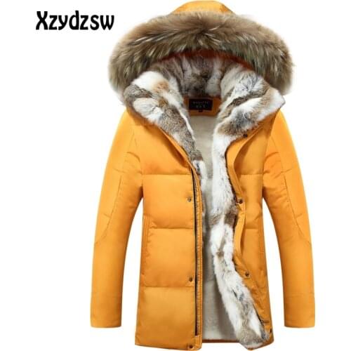 2020 New Coat Men Down Jackets Fur Collar Fashion Thick Warm Parka Casual Snow Men Winter Jackets 3xl.4xl.5xl Canada Goode Coat
