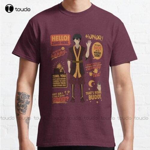 New Hello Zuko Here! Classic T-Shirt Shirts For Teen Girls Cotton Tee Shirt S-5Xl Unisex