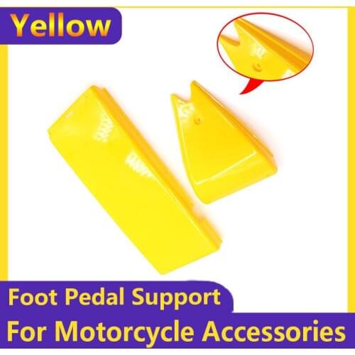 Yellow Plastic Shell Foot Pedal Support Front and Rear Support for Citycoco Harley Modified Accessories Parts M365 Battery