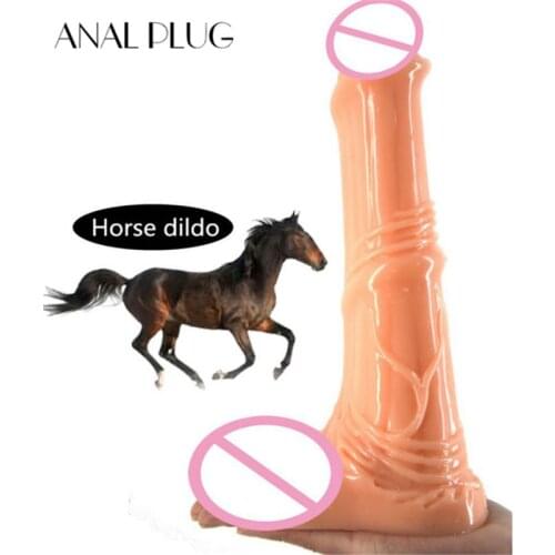 Huge Long Animal Horse Dildo Consolador Sextoy Femme Gode Enorme Lovetoy Big Dildos for Women Adults Products Sex Toys