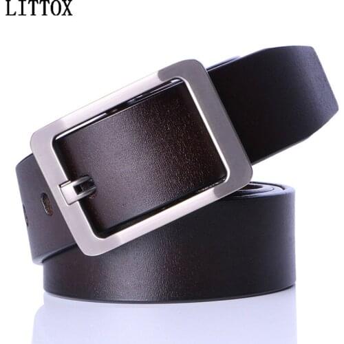 LITTOX male genuine leather strap designer belts men leather belt men belts cummerbunds luxury brand men belt