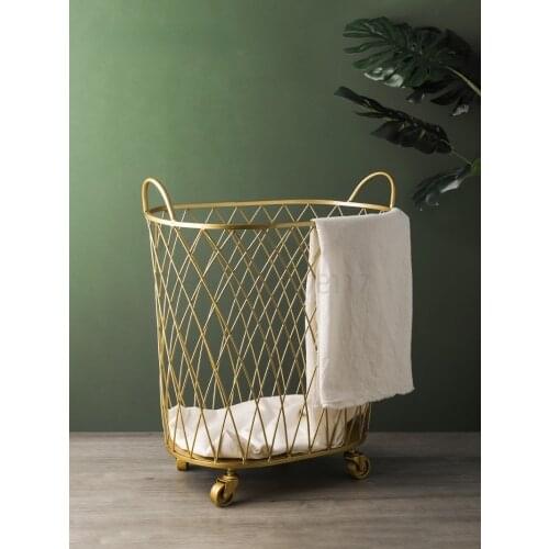Nordic Light luxury storage dirty clothes basket clothes storage basket bathroom household laundry basket storage basket