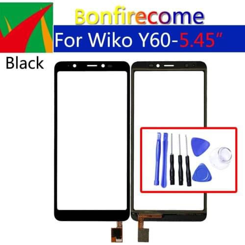5.45" For Wiko Y60 Touch Screen Touch Panel Digitizer Sensor Replacement For Wiko Y60 LCD Touch Glass Lens