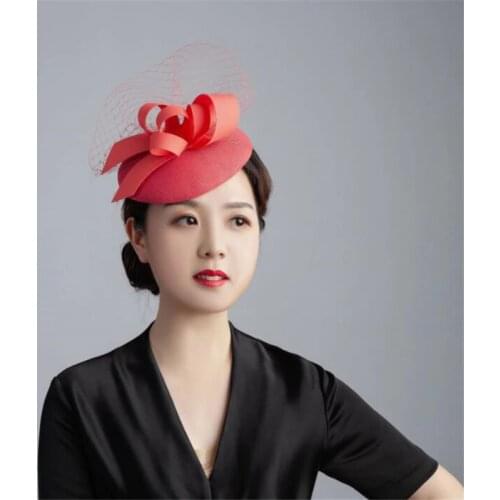 Bride Hemp Blue Green Yarn Hat Feather Wedding Accessories Elegant Lady Hat Headdress Headwear Teal Tiara Birdcage