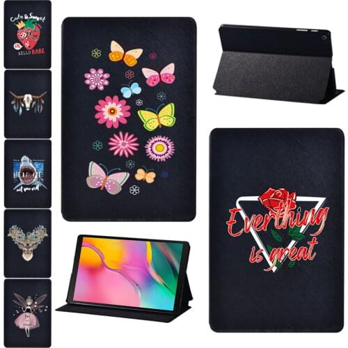 PU Leather Tablet Case for Samsung Galaxy Tab A A6 7.0 /10.1 /Tab A 9.7 /10.1 /10.5 /Tab S5e 10.5" Cute pattern Anti-fall Cover