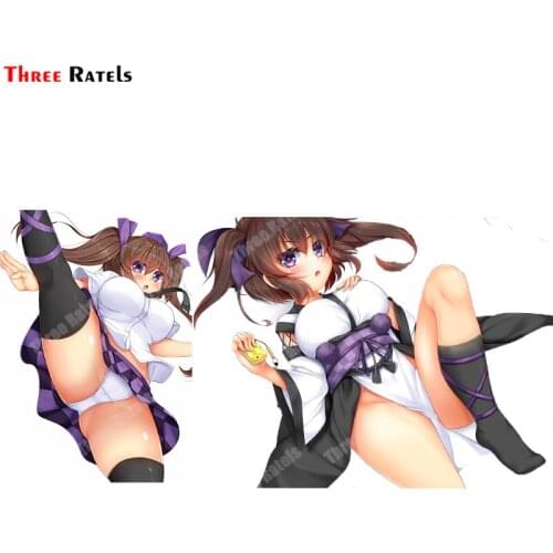 Three Ratels A771 Himekaidou Hatate Touhou Sexy Personzlized Anime Sticker For Peugeot 207 Vinyl Material Waterproof Protected
