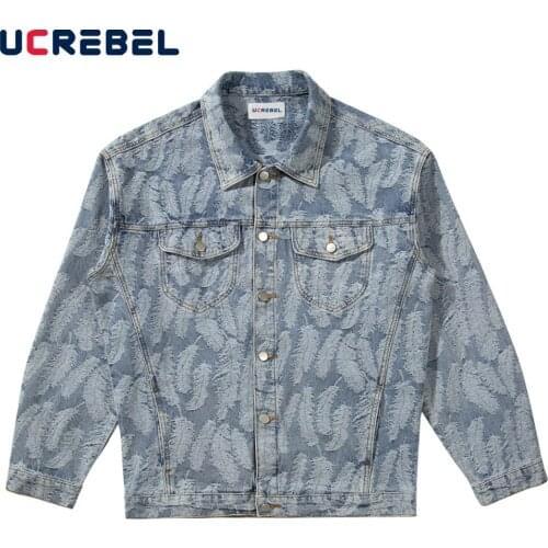 UCREBEL Mens Denim Jackets