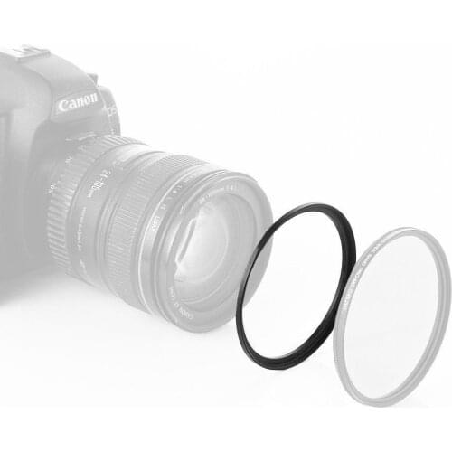 Black Metal 51m-57mm 51-57mm 51 to 57 Step Up Ring Filter Adapter Camera High Quality 51mm Lens to 57mm Cap Hood