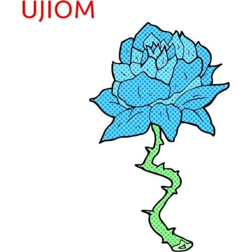 UJIOM Childrens Bedroom Decoration Flower Wall Stickers Home Decoration Bedroom Living Room Decorations Decor Poster Decals