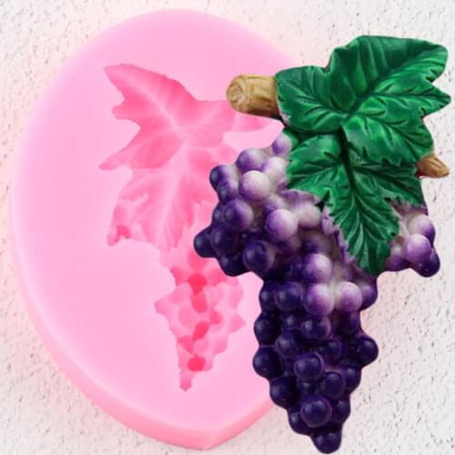 Grape Vine Branches Silicone Molds Leaves Fondant Cake Decorating Tools Cookie Baking Candy Resin Clay Chocolate Gumpaste Moulds