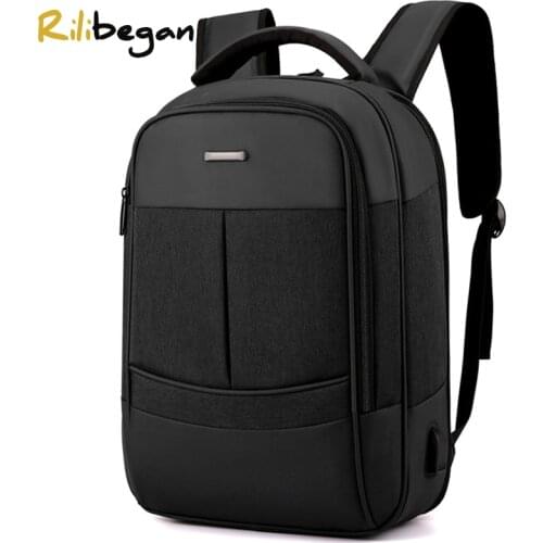 New 15.6 Inch Large Capacity Men Backpack USB Charging Laptop Backpack Men Waterproof Nylon Men Bag Travel Backpack for Male