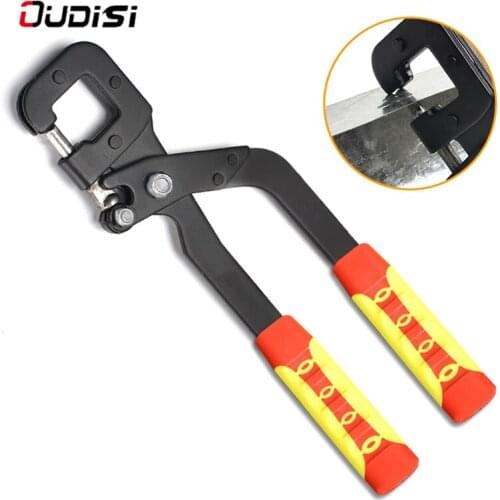 Clamp Pliers Decorative Ceiling Keel Riveting Clamp Punch Dril Woodworking Keel Keel Fastening Forceps Flat Mouth Metal Plier
