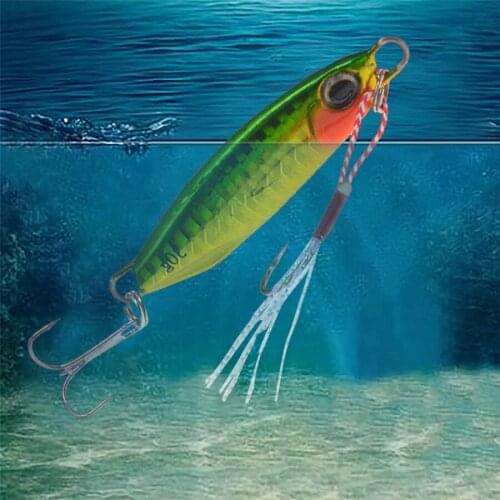 10PC 7 cm plastic bait lure bait, hooks three bright vivid colors designed to attract a variety of fish