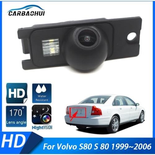 170 degrees HD 1080x720P Car Rear View Reverse Camera Night Vision For Volvo S80 S 80 1999 2000 2001 2002 2003 2004 2005 2006