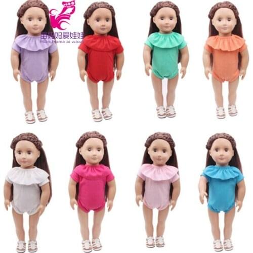 18inch Girl Doll base shirt for 40cm baby doll base shirt chhildren gifts